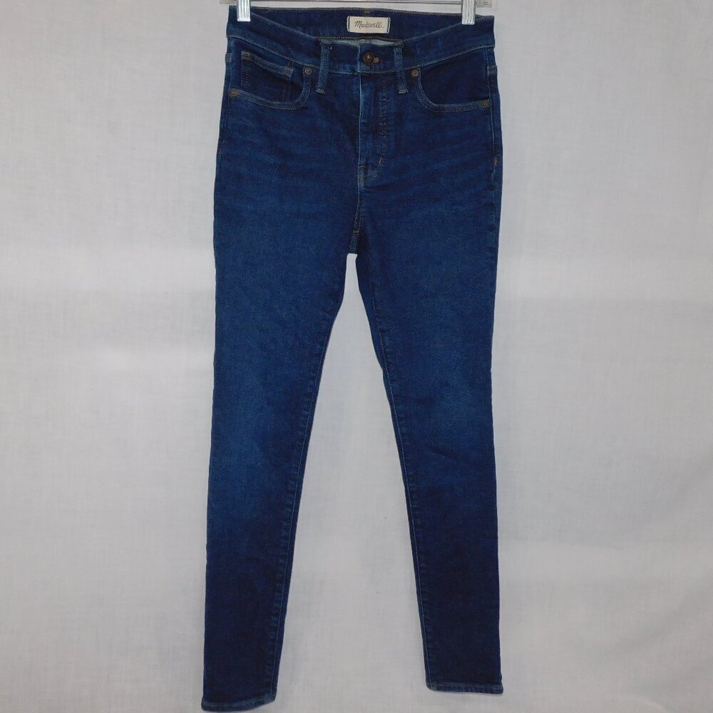 Madewell Mid-Rise Skinny Jeans 9"  Orland dark Wash Womens 27